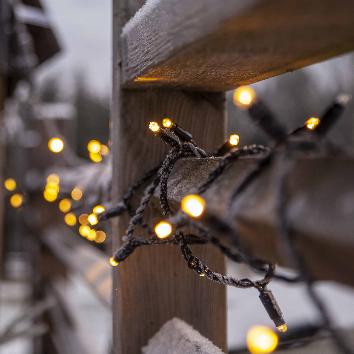 System 24 - LED Lichterkette 5m - koppelbar - Erweiterung - 49 warmweiße LED - exkl. Trafo