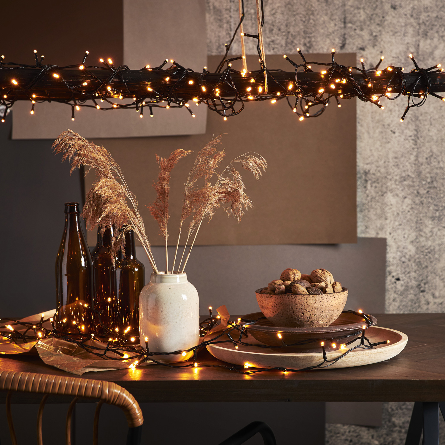 LED Lichterkette - Serie LED - outdoor - 80 ultra warmweiße LED - L: 5,6m - schwarzes Kabel LED Lichterkette - Serie LED - outdoor - 80 ultra warmweiße LED - L: 5,6m - schwarzes Kabel