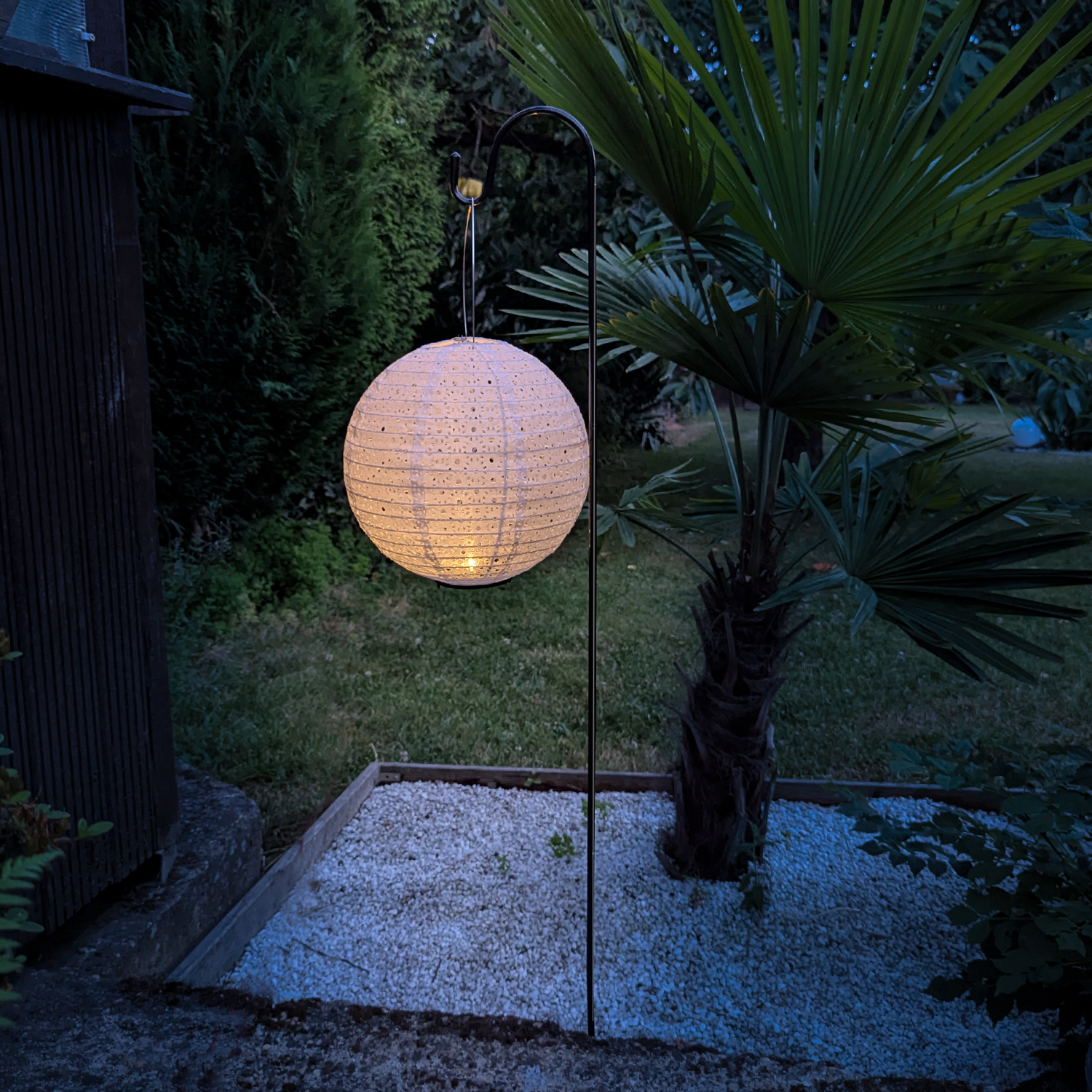 Gartenspieß für Laternen/Leuchten/Gartendeko - Gartenstecker - Schäferhaken - 60-120cm
