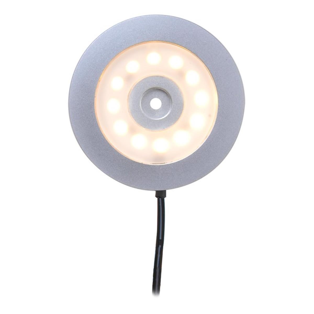 Aufbauspot 12 LED 12V 240lm Ø55x5,0mm