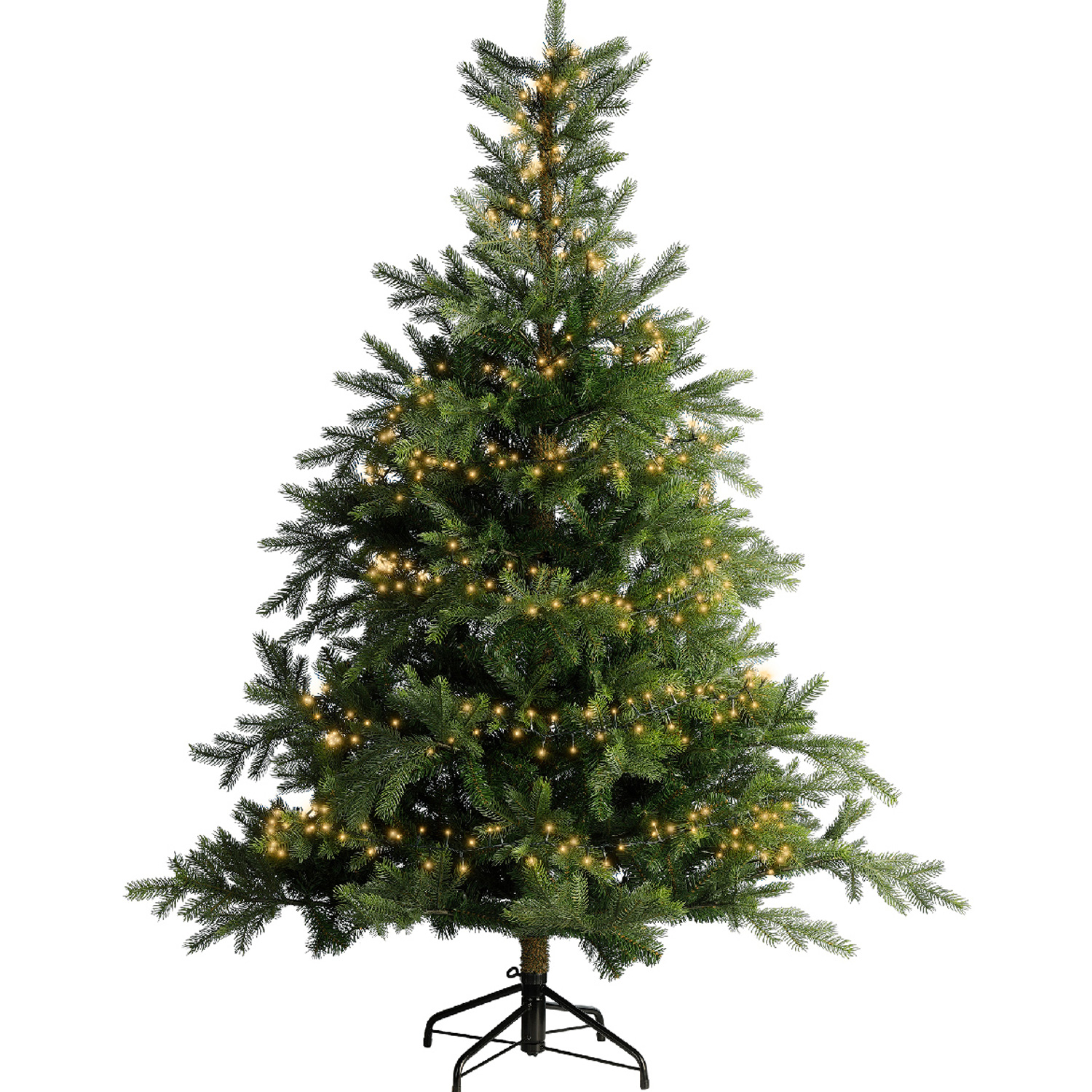 LED Lichterkette - XXL Weihnachtslichterkette - 2000 bernstein LED - L: 45m - 8Modi/ Timer - Außen