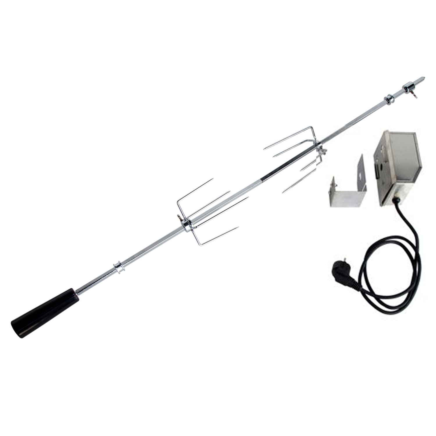 ALL'GRILL Grillspieß mit Motor 230V - 110cm für Gasgrill CHEF XL, Ultra und Outdoorküche