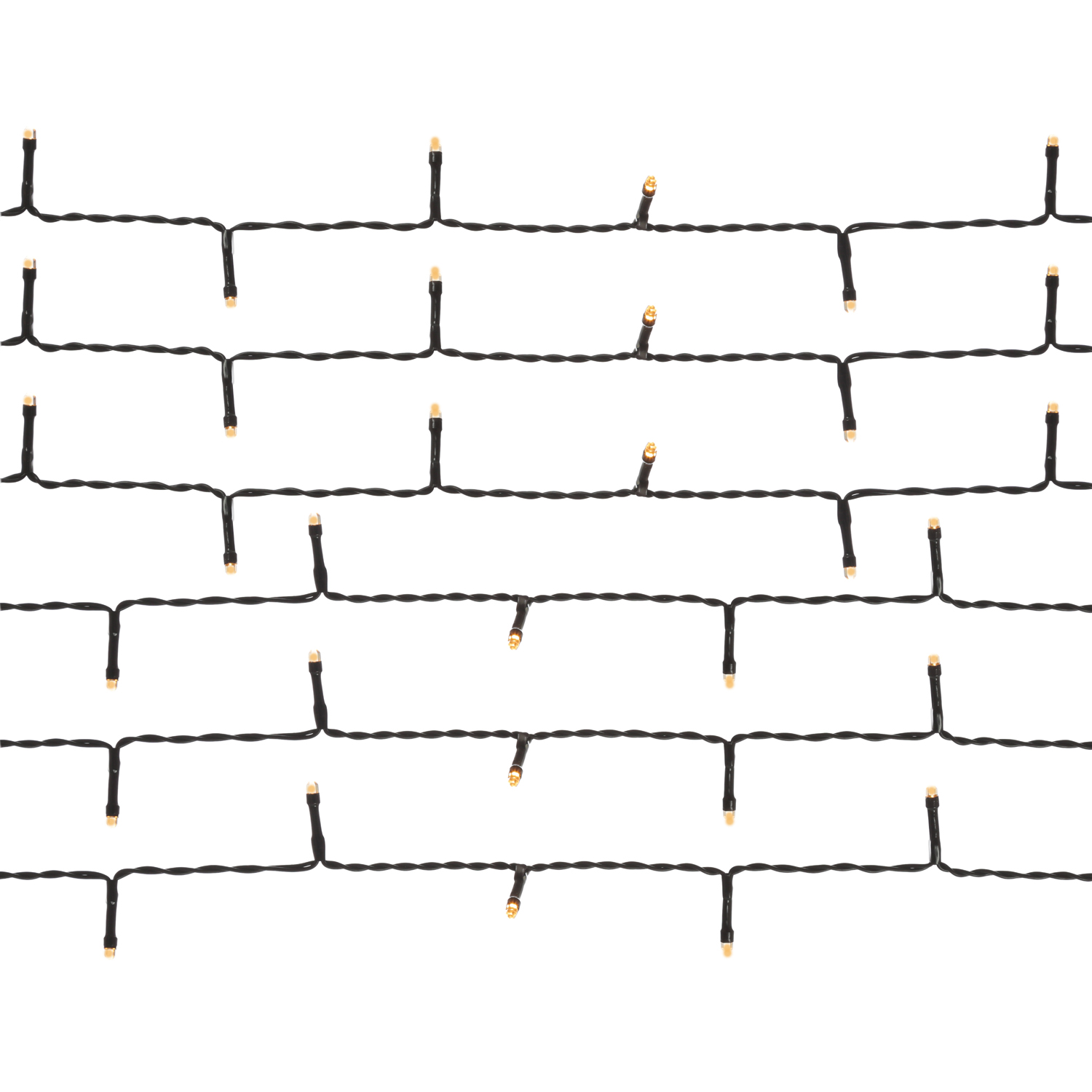 LED Lichterkette - Weihnachtslichterkette - 360 bernstein LED - L: 27m - 8 Modi/ Timer - für Außen