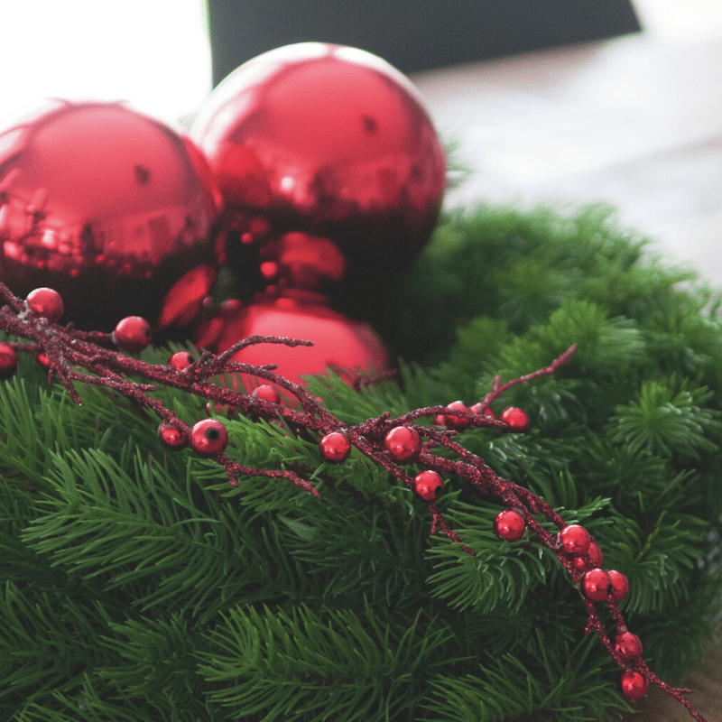 Dekokugeln rot - Weihnachtskugeln - für Innen und Außen - 4er Set - rot Dekokugeln rot - Weihnachtskugeln - für Innen und Außen - 4er Set - rot