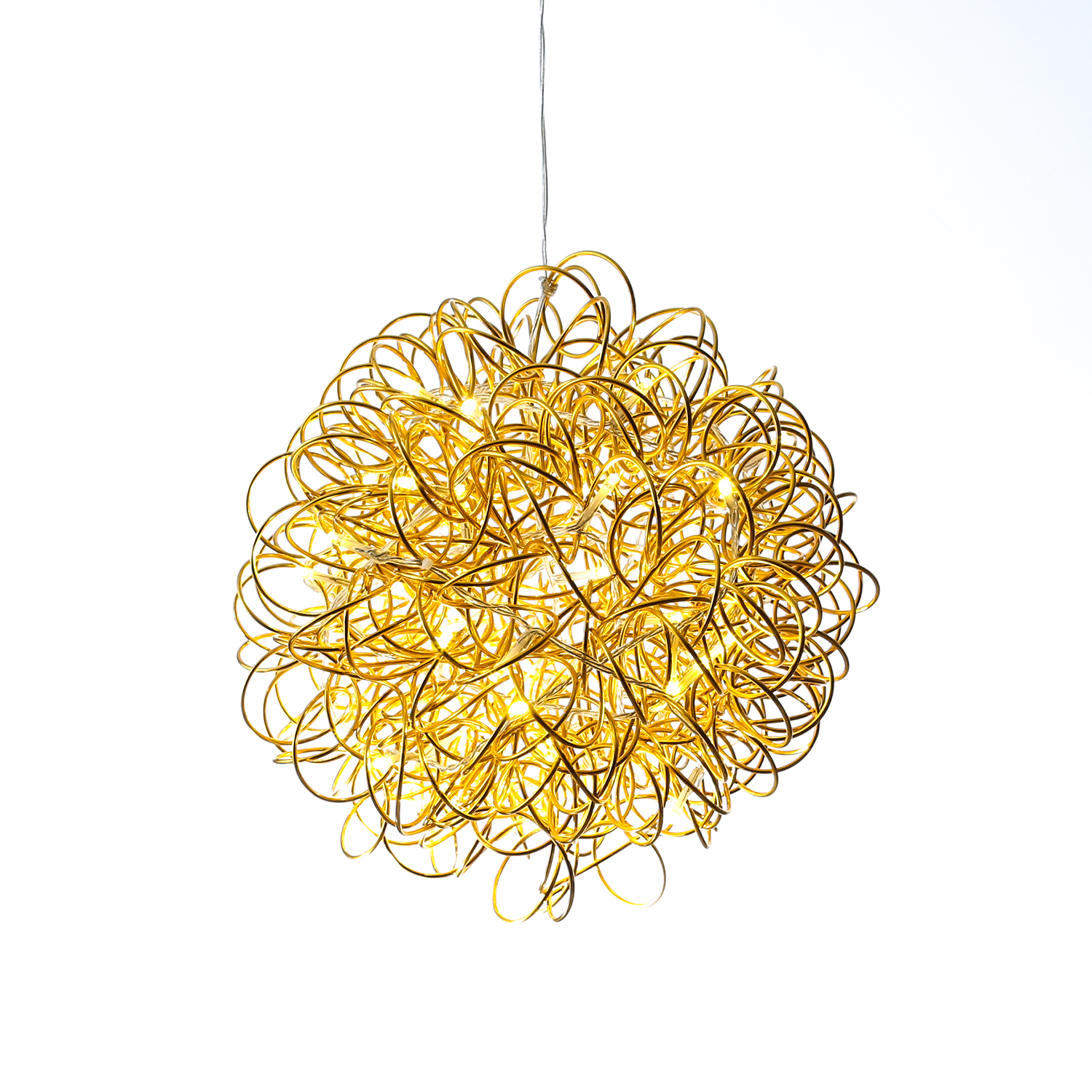 LED 3D Design Drahtkugel SPHERE - 50 warmweiße LED - D: 30cm - für Innen und Außen - gold LED 3D Design Drahtkugel SPHERE - 50 warmweiße LED - D: 30cm - für Innen und Außen - gold