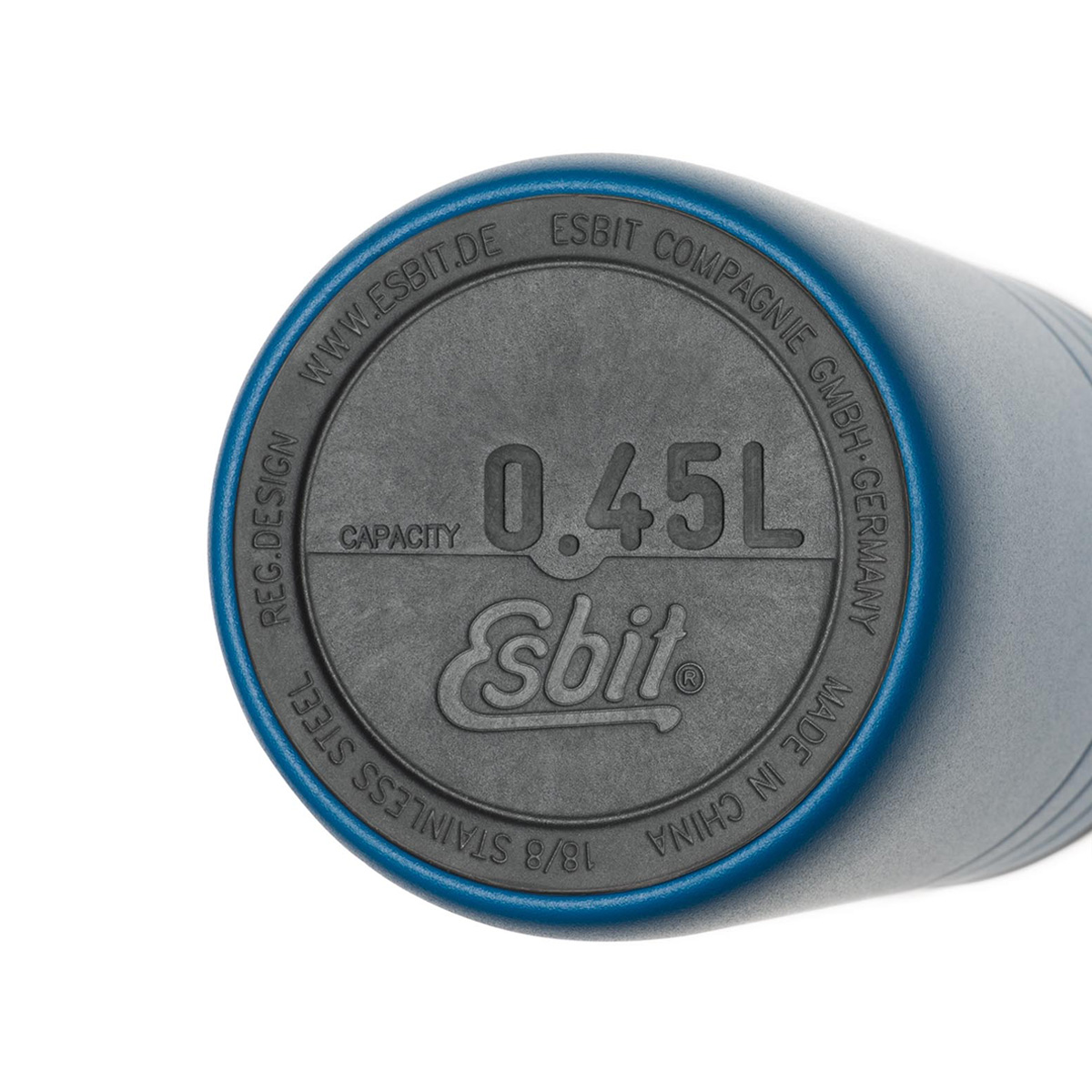 ESBIT MAJORIS Edelstahl Thermobecher mit Isolierverschluss, 450ML, Polar Blue