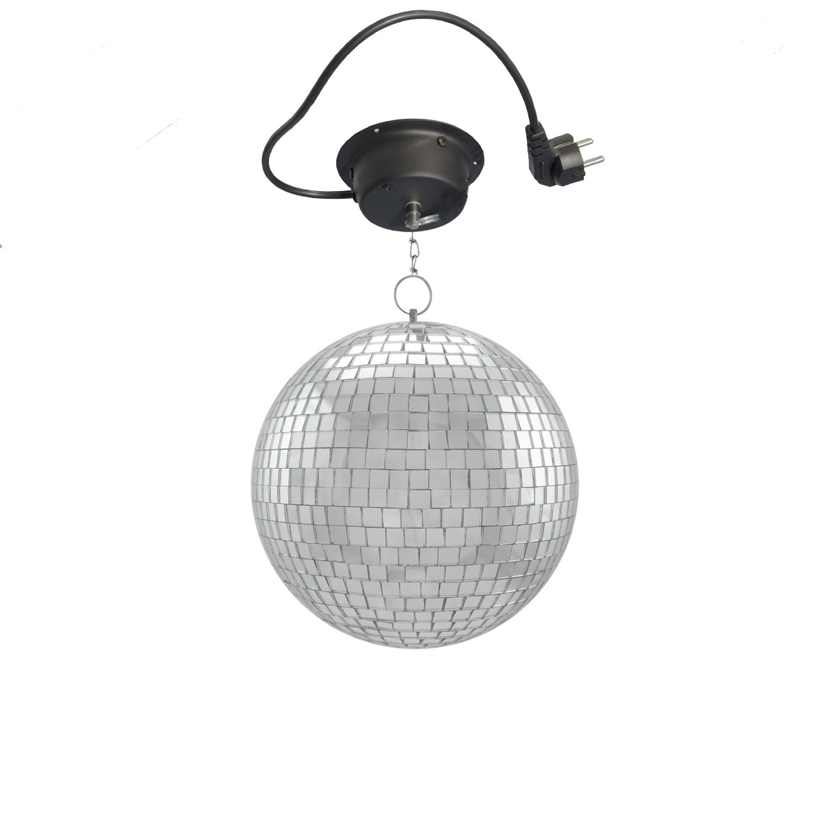 Spiegelkugel Set 20cm Kugel PROFI + Motor MBM-203 mit 30cm Knotenkette Spiegelkugel Set 20cm Kugel PROFI + Motor MBM-203 mit 30cm Knotenkette