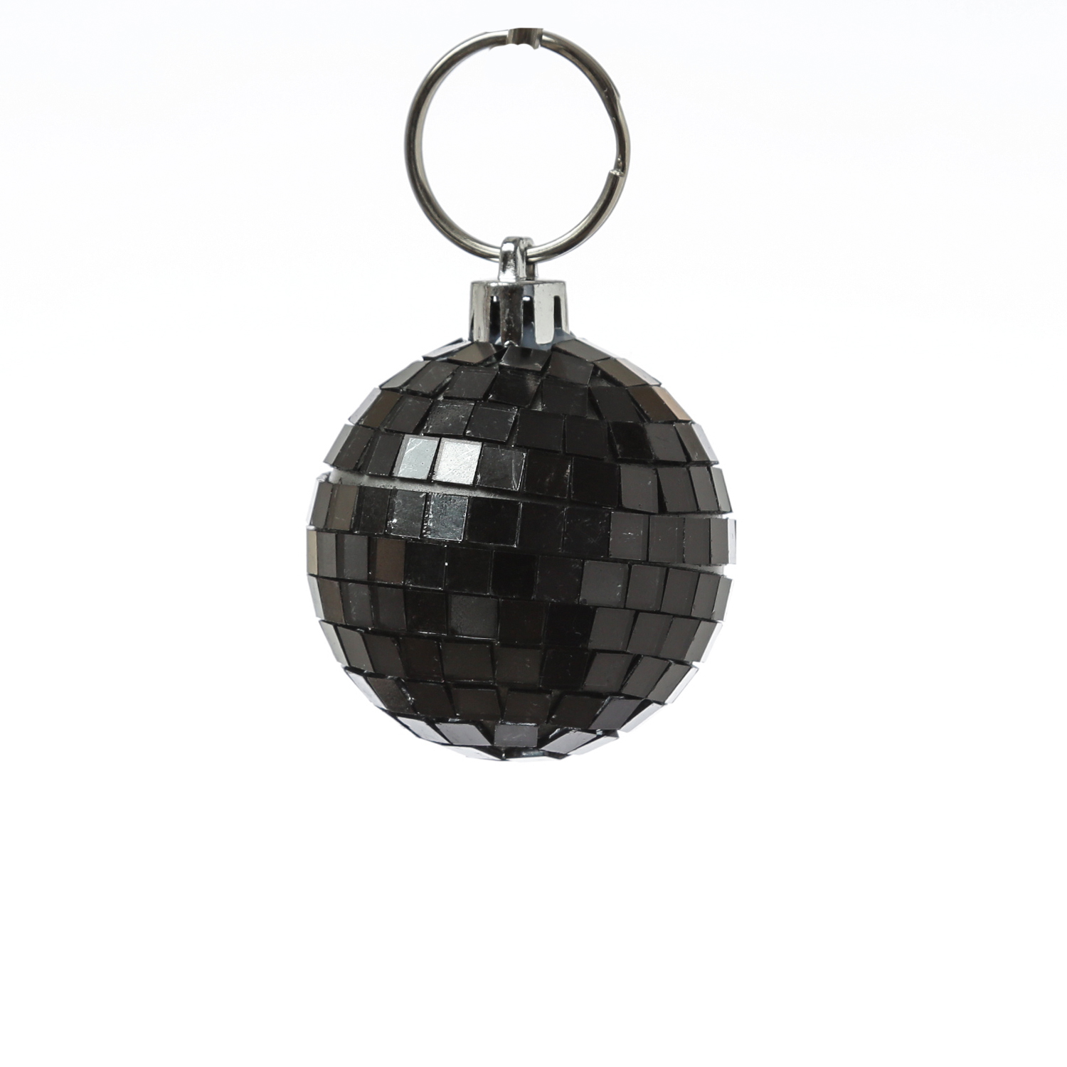 Christbaumschmuck Discokugel - Spiegelkugel - Weihnachtskugel - 5x5mm Spiegel - D: 5cm - schwarz Christbaumschmuck Discokugel - Spiegelkugel - Weihnachtskugel - 5x5mm Spiegel - D: 5cm - schwarz
