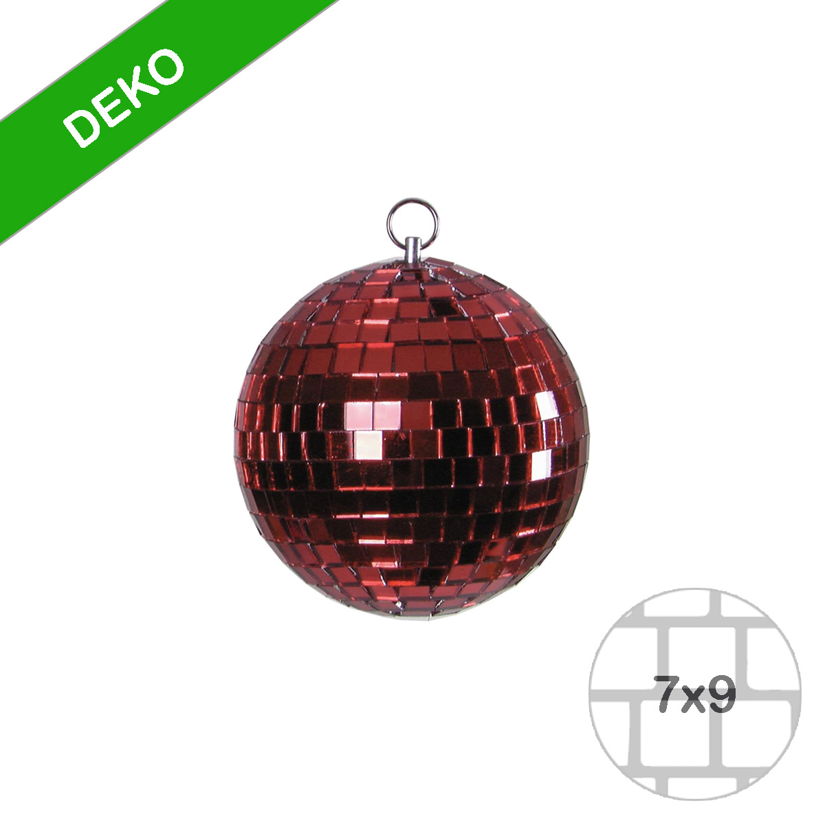 Spiegelkugel rot - Diskokugel (Discokugel) zur Dekoration - Echtglas - mirrorball red Spiegelkugel rot - Diskokugel (Discokugel) zur Dekoration - Echtglas - mirrorball red