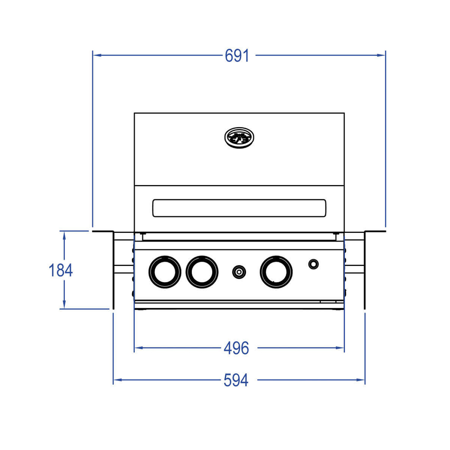 ALL'GRILL TOP-LINE - ALL'GRILL CHEF M - BUILT-IN  mit Air System