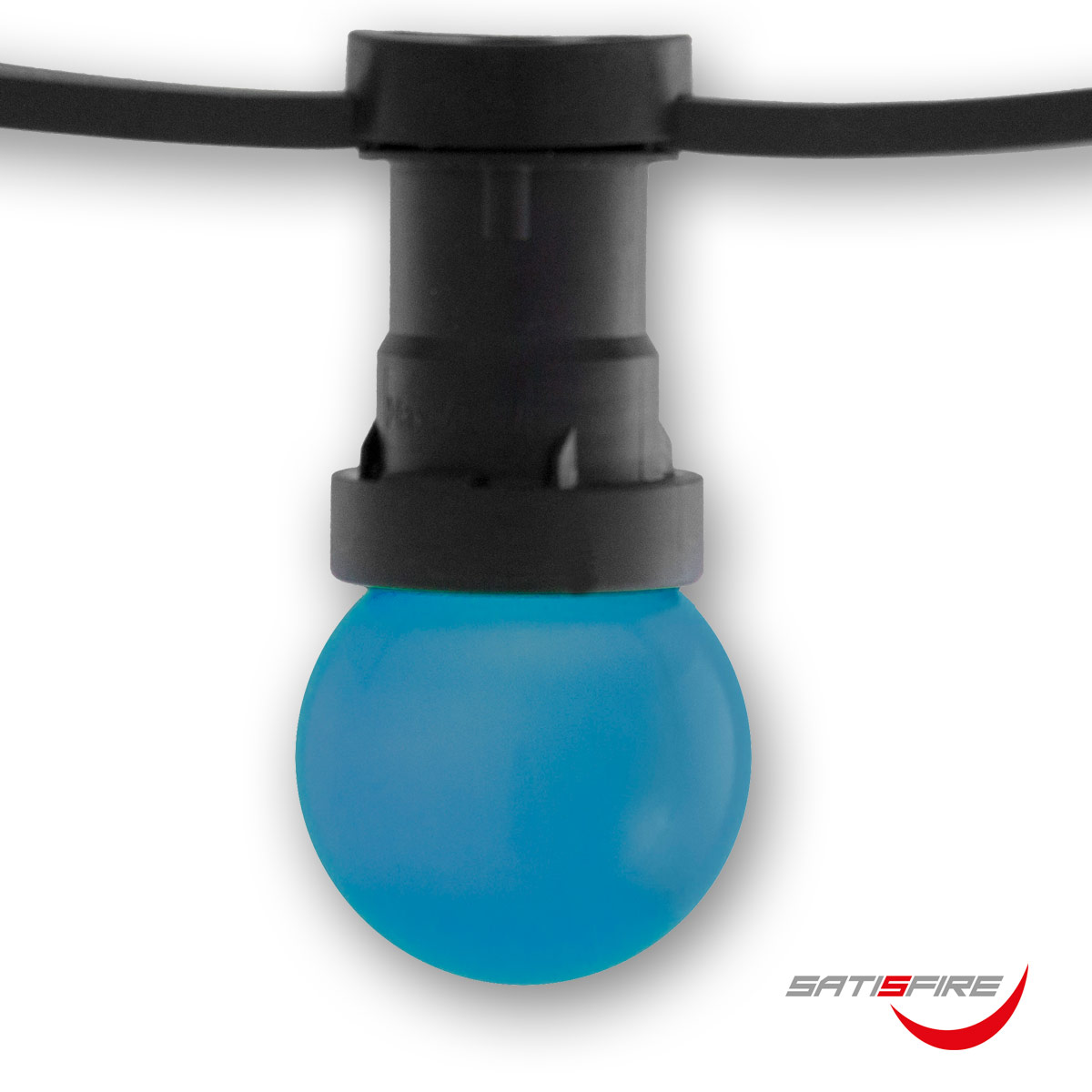 LED Leuchtmittel G45 - blau - E27 - 1W | SATISFIRE LED Leuchtmittel G45 - blau - E27 - 1W | SATISFIRE