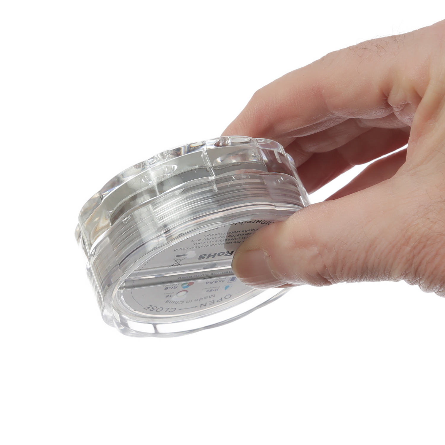 LED Unterwasserlicht RGB - Farbwechsler für Vasen, Schalen, Teich, Aquarium - Fernbedienung LED Unterwasserlicht RGB - Farbwechsler für Vasen, Schalen, Teich, Aquarium - Fernbedienung