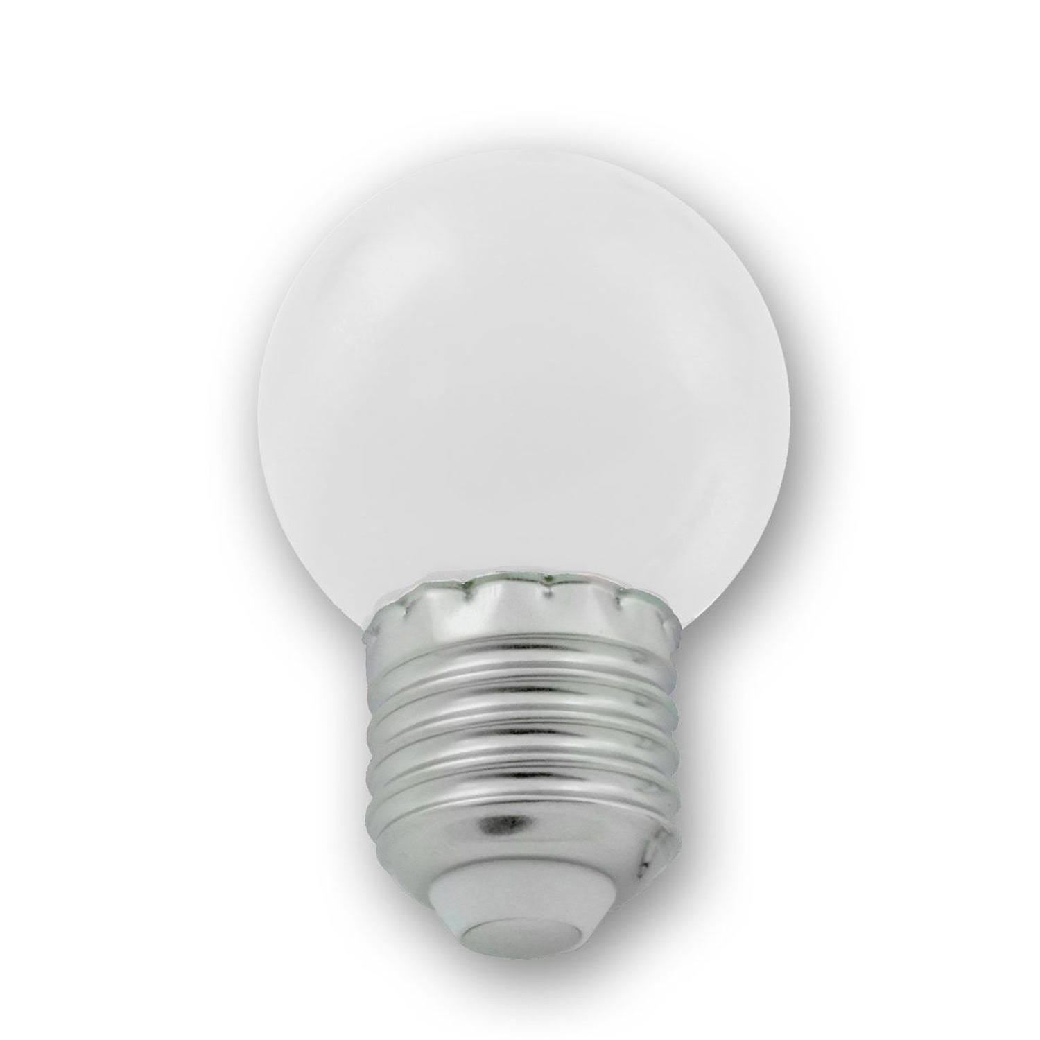 Illu-/Partylichterkette BLACKY 10m - Außenlichterkette schwarz - 10x E27 kaltweiße LED Kugellampen