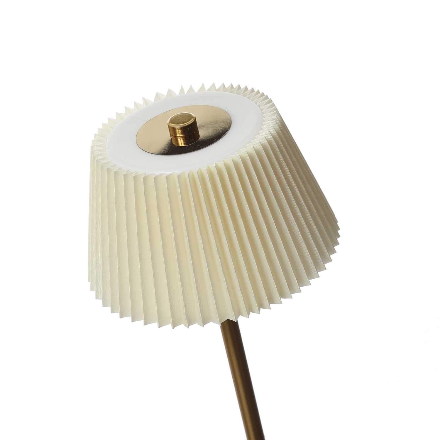 LED Tischlampe GENUA - wiederaufladbar per USB - 3 Lichtfarben - dimmbar - H:30,5cm - creme