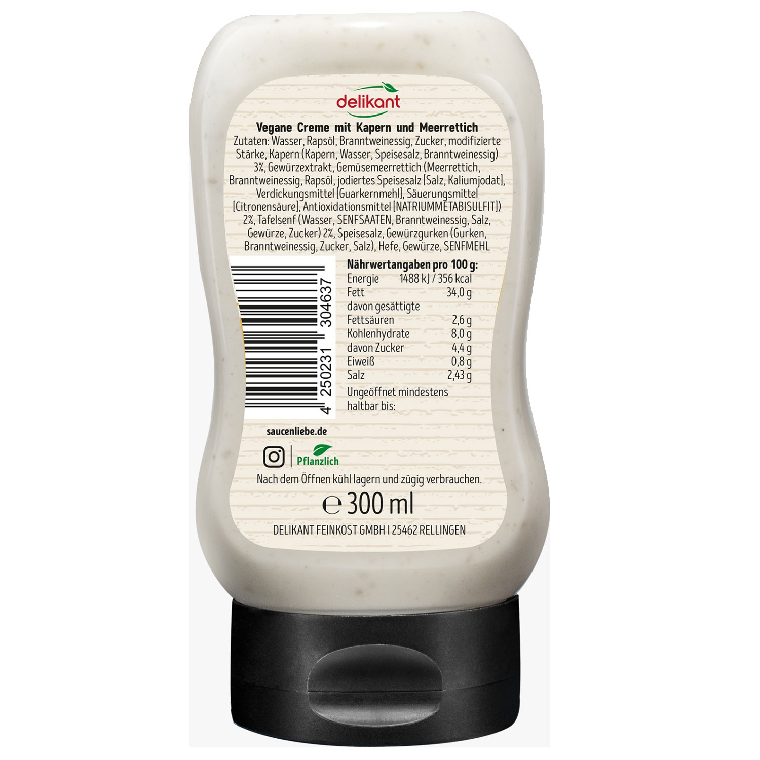 Saucen Liebe - Caesers Cream - 300ml - vegan