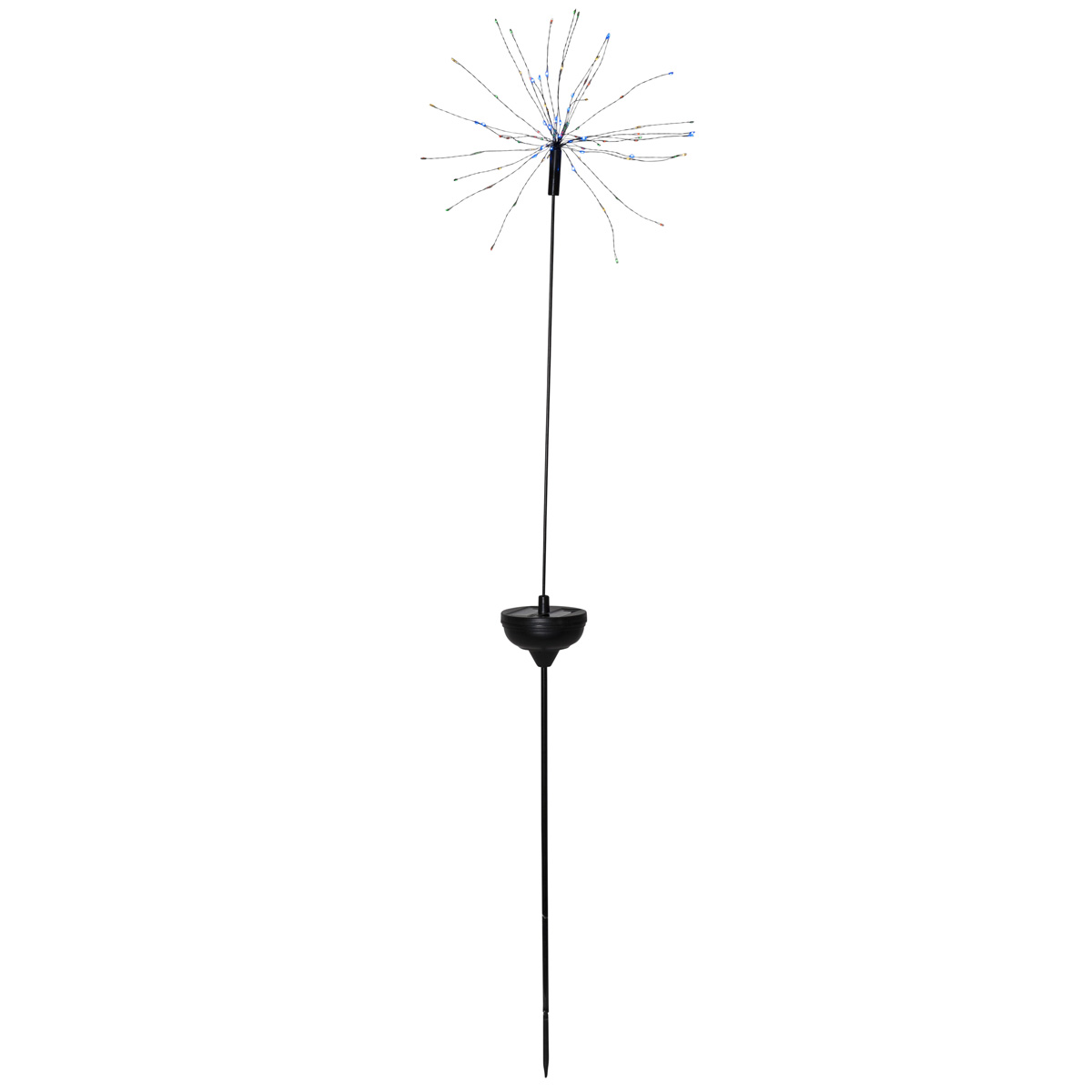 LED Solarstab FEUERWERK Gartendeko - 90 bunte LED - H: 100cm - Dämmerungssensor LED Solarstab FEUERWERK Gartendeko - 90 bunte LED - H: 100cm - Dämmerungssensor