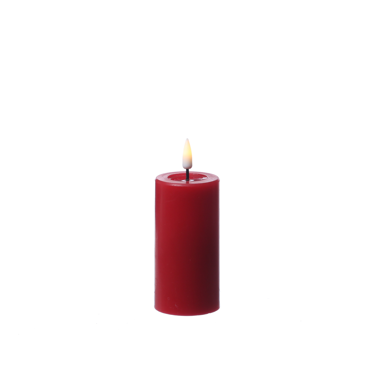 LED Kerzenset MIA - Echtwachs - H: 10cm/D: 5cm - mit Batterien/Fernbedienung - rot - 4er Set LED Kerzenset MIA - Echtwachs - H: 10cm/D: 5cm - mit Batterien/Fernbedienung - rot - 4er Set