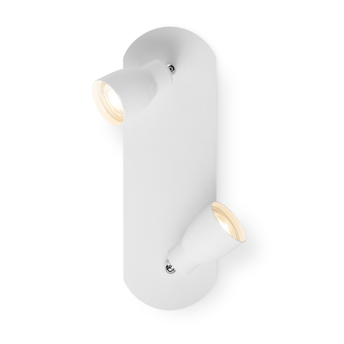 Deckenspot / Deckenbalken ALBA weiß - 2fach - inkl. GU10 LED Leuchtmittel