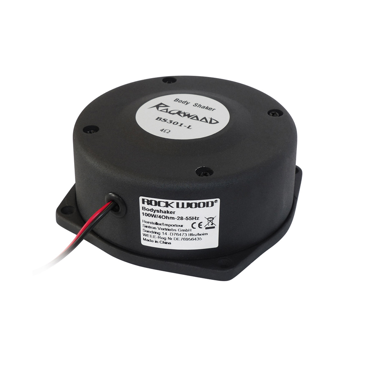 Bodyshaker - Körperschallwandler - Bassgefühl ohne Lautstärke - 100W - 28-55Hz Bodyshaker - Körperschallwandler - Bassgefühl ohne Lautstärke - 100W - 28-55Hz