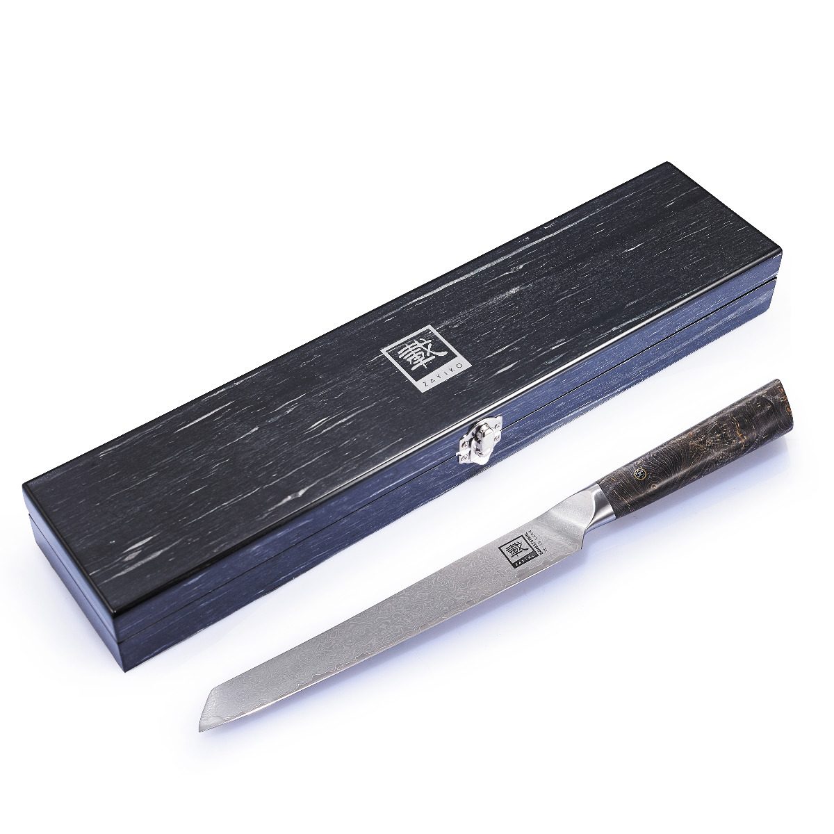 ZAYIKO Damastmesser DAITO PROFI LINE "Fleischmesser" - Ahornholz - VG-10 Stahlkern