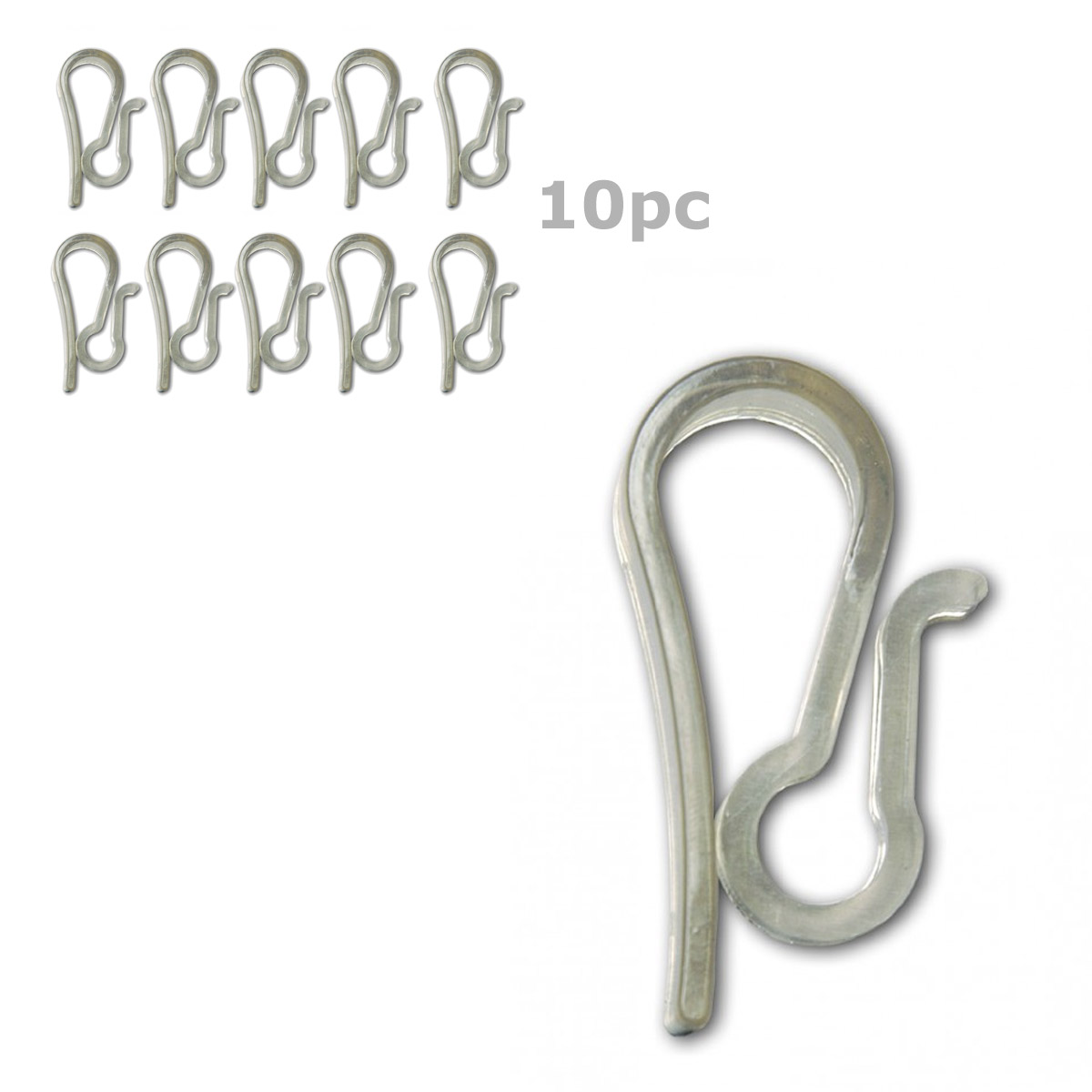 Befestigungs-Haken für Lichterketten und Lichterschläuche - 10 Stück Befestigungs-Haken für Lichterketten und Lichterschläuche - 10 Stück