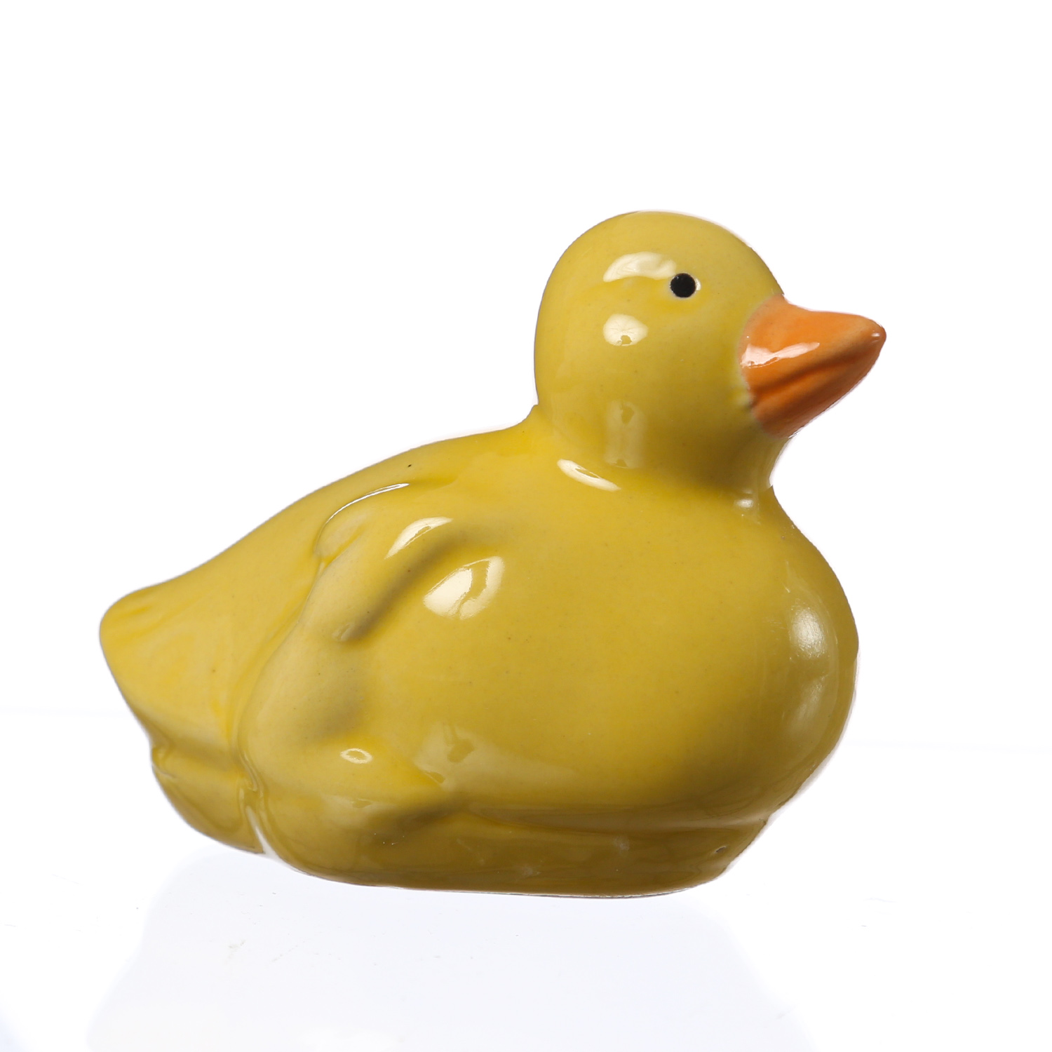 Teichdeko ENTE - Dekofigur - Porzellan - schwimmend - L: 9,7cm - H: 7,5cm - gelb Teichdeko ENTE - Dekofigur - Porzellan - schwimmend - L: 9,7cm - H: 7,5cm - gelb