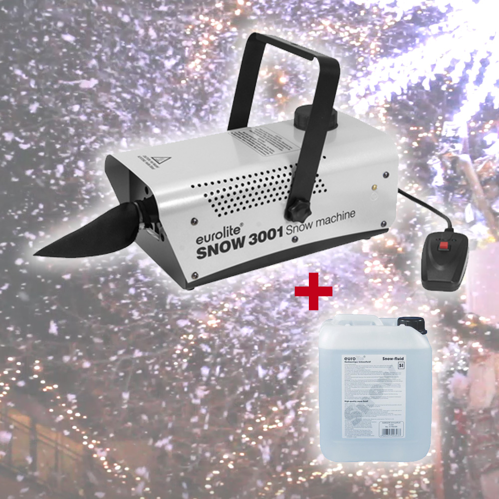 Schneemaschine Snow 3001 - 700W - mit Fernbedienung - Für Kunstschnee + 5 Liter Fluid Schneemaschine Snow 3001 - 700W - mit Fernbedienung - Für Kunstschnee + 5 Liter Fluid