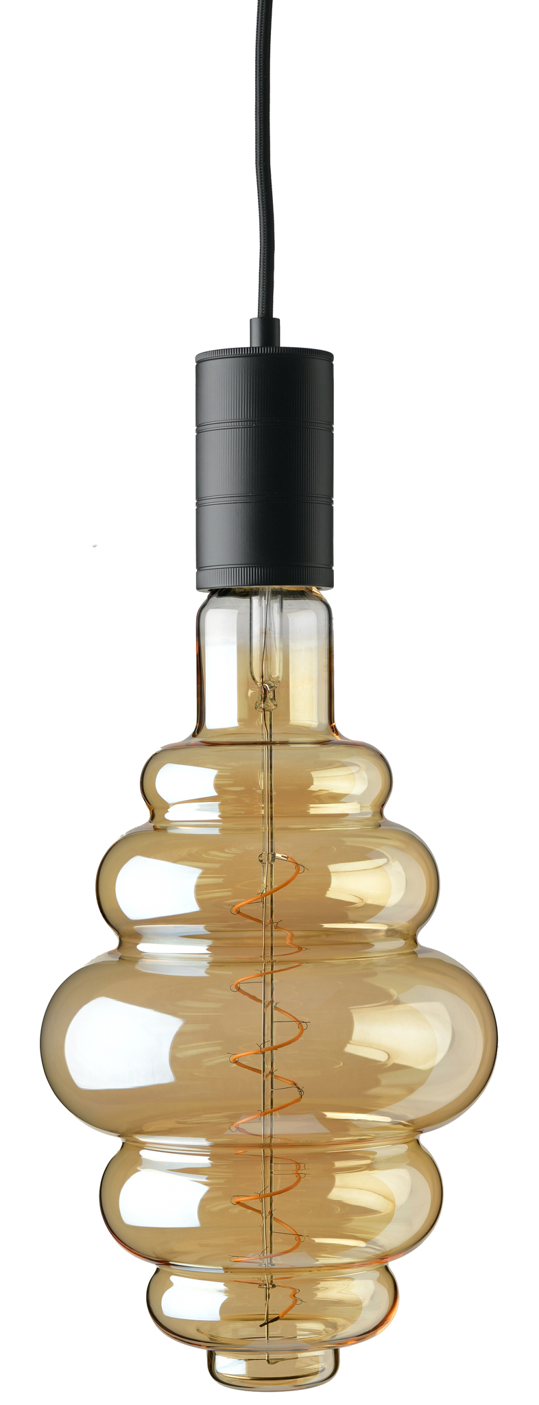 LED XXL Design Leuchtmittel PARIS GOLD - 6W - 2200K - E27 - 350lm - 40cm - dimmbar