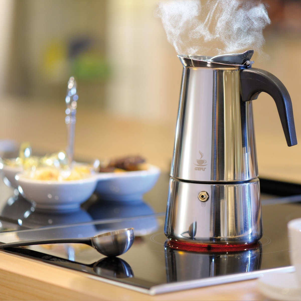 2 Dichtungsringe/ 1 Filter für GEFU EMILIO Espressobereiter 4 Tassen (16150)