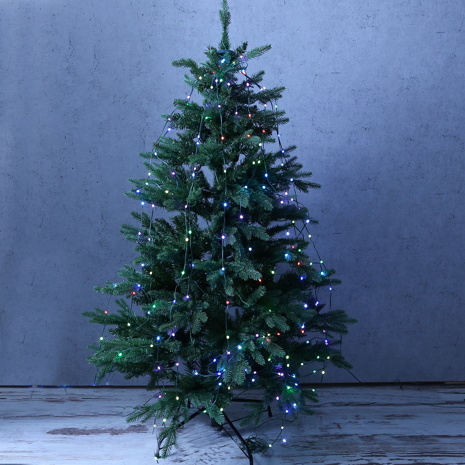 LED Baummantel Lichterkette - 12 Stränge - 252 bunte LED - H: 2,1m - 13 Funktionen - Fernbedienung LED Baummantel Lichterkette - 12 Stränge - 252 bunte LED - H: 2,1m - 13 Funktionen - Fernbedienung