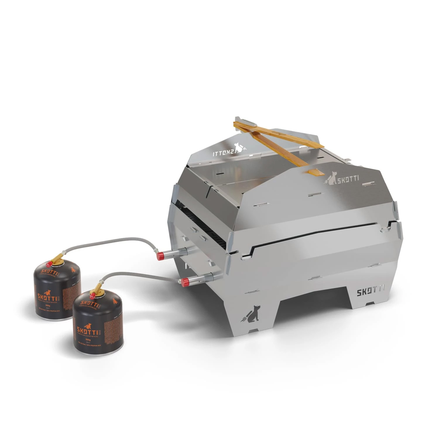 SKOTTI CAP MAX - ERWEITERUNG - Edelstahl - Backofen, Toaster, Windschutz, Spießhalter und und und