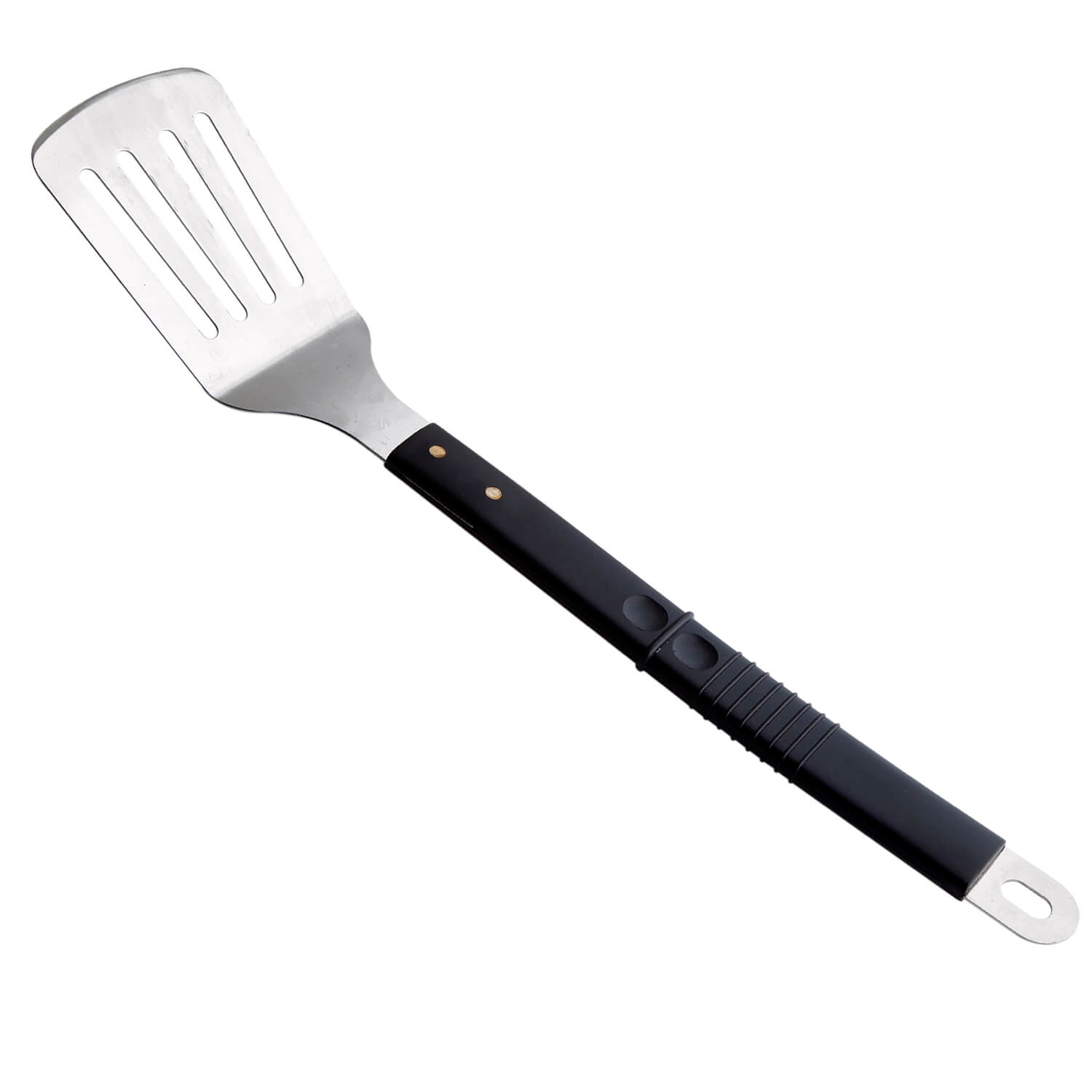 Grill- und Pfannenwender - Kunststoffgriff - L: 48cm - Edelstahl - für Küche und Grill