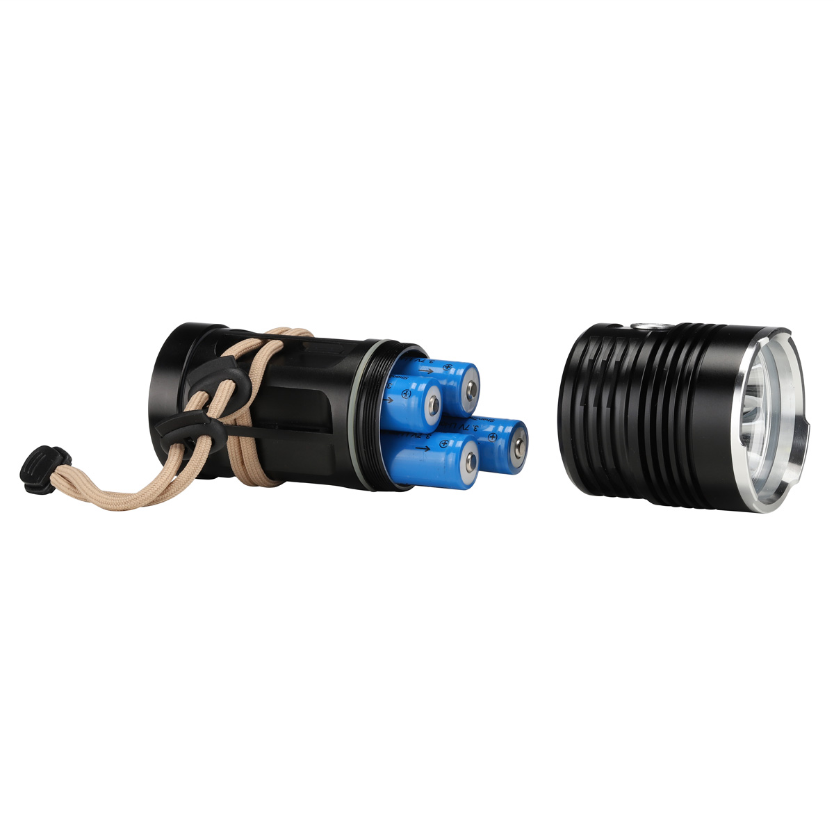 LED Handlampe - kaltweiße LED - 1000lm - 13,5 x 5,9 x 5,1cm