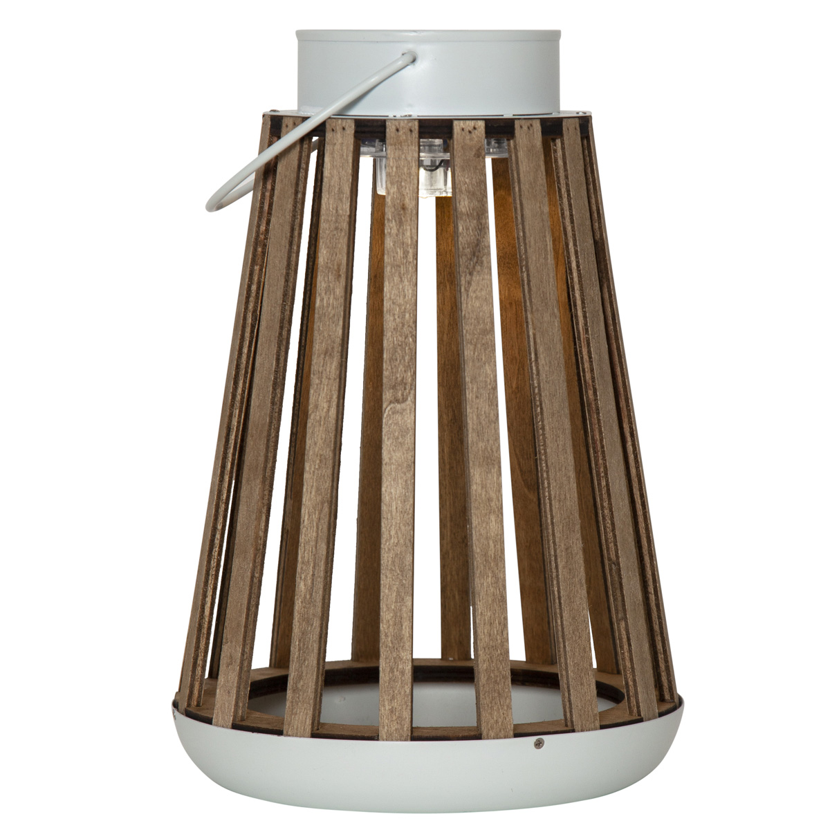 LED  Solar Laterne CATANIA - zum Hängen & Stellen - warmweiße LED - H: 28cm - Lichtsensor - outdoor