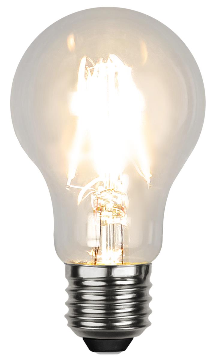 LED Tropfenlampe FILA A60 - E27 - 4W - DTW 3000-2000 - 320lm - klar - dimmbar LED Tropfenlampe FILA A60 - E27 - 4W - DTW 3000-2000 - 320lm - klar - dimmbar