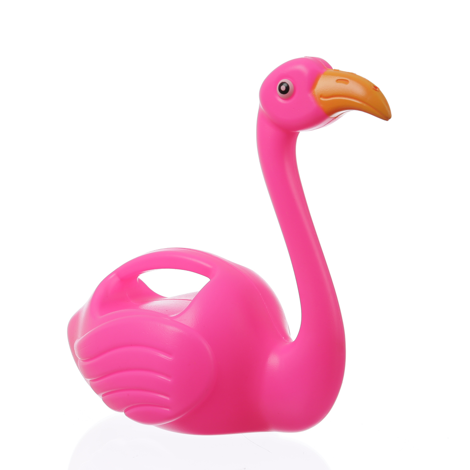 Kinder Mini Gießkanne Flamingo ROSA - Kunststoff - H: 21cm - 0,6 Liter - pink