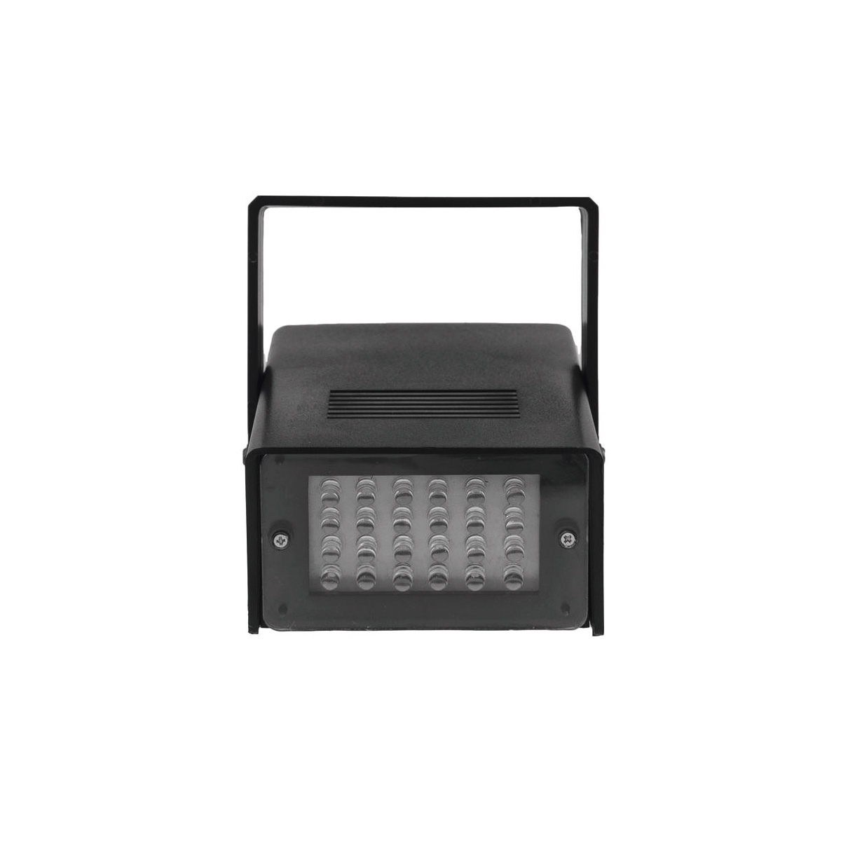 LED Disco Strobe weiß - Stroboskop mit Musiksteuerung und Geschwindigkeitsregelung