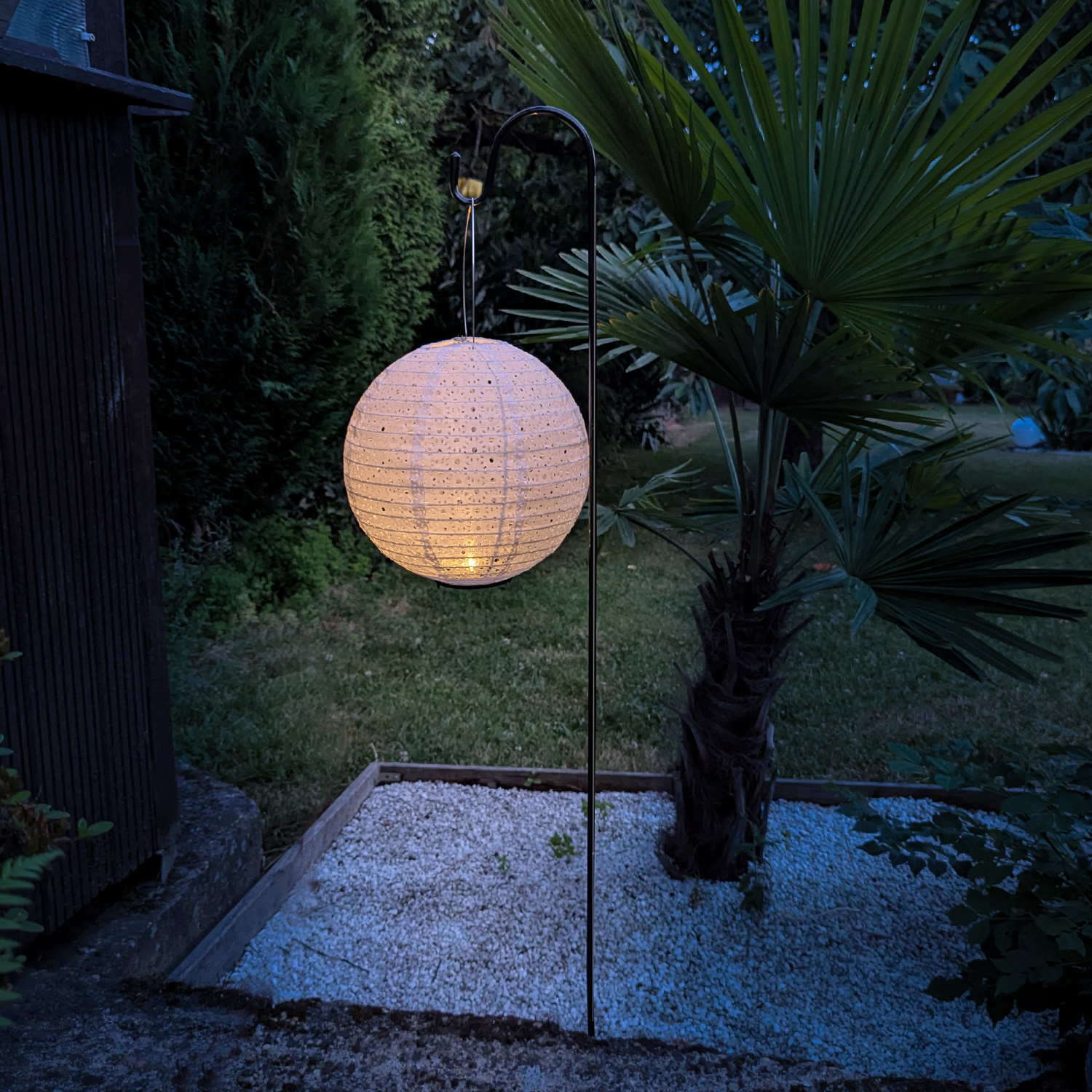 Gartenspieß für Laternen/Leuchten/Gartendeko - Gartenstecker - Schäferhaken - 60-120cm