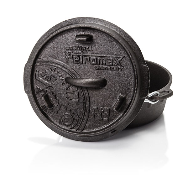 Petromax Feuertopf Dutch Oven ft3-t mit planem Boden - 1,6L - 1-3 Personen