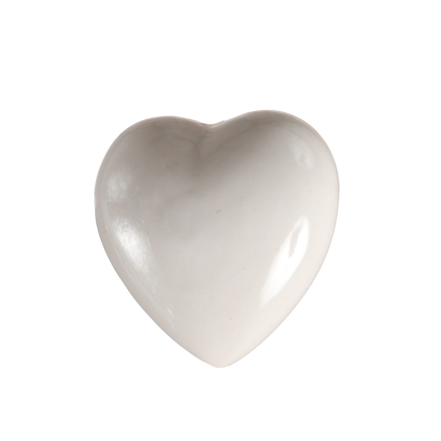 Teichdeko HERZ - Dekoobjekt - Porzellan - schwimmend - L: 6,5cm - weiß Teichdeko HERZ - Dekoobjekt - Porzellan - schwimmend - L: 6,5cm - weiß