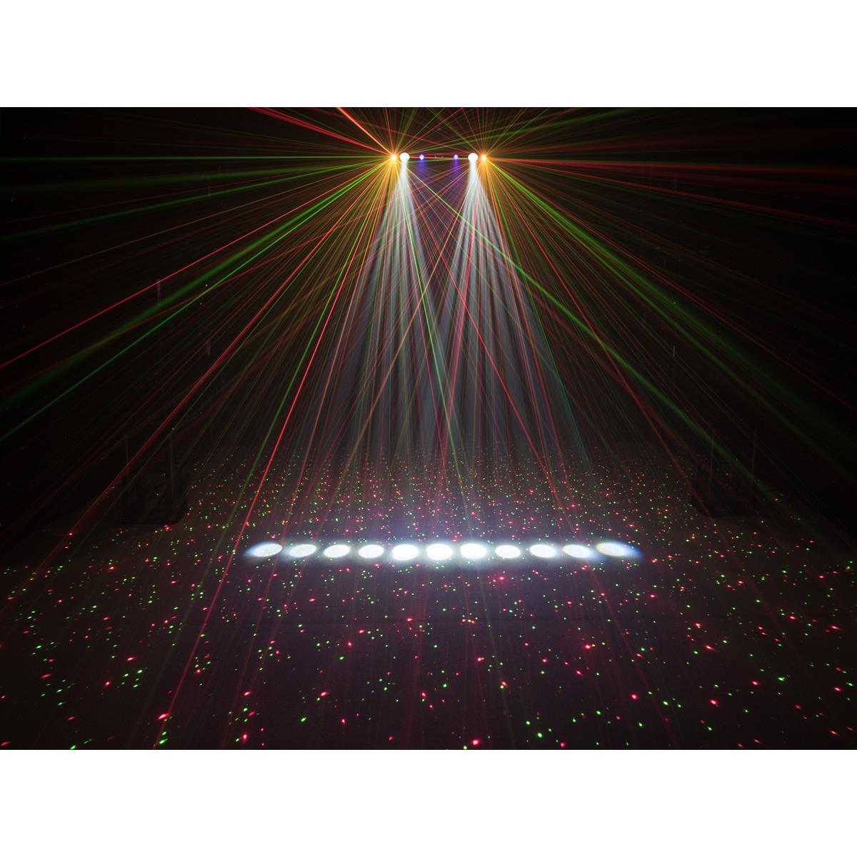 LED Multi FX Laser Bar - Die komplette Lichtshow für Deine Party LED Multi FX Laser Bar - Die komplette Lichtshow für Deine Party