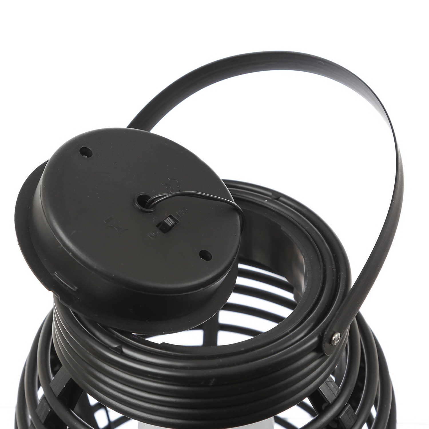 LED Solar Laterne mit LED Kerze - Korboptik - flackernde LED - H: 15cm -Lichtsensor - schwarz LED Solar Laterne mit LED Kerze - Korboptik - flackernde LED - H: 15cm -Lichtsensor - schwarz