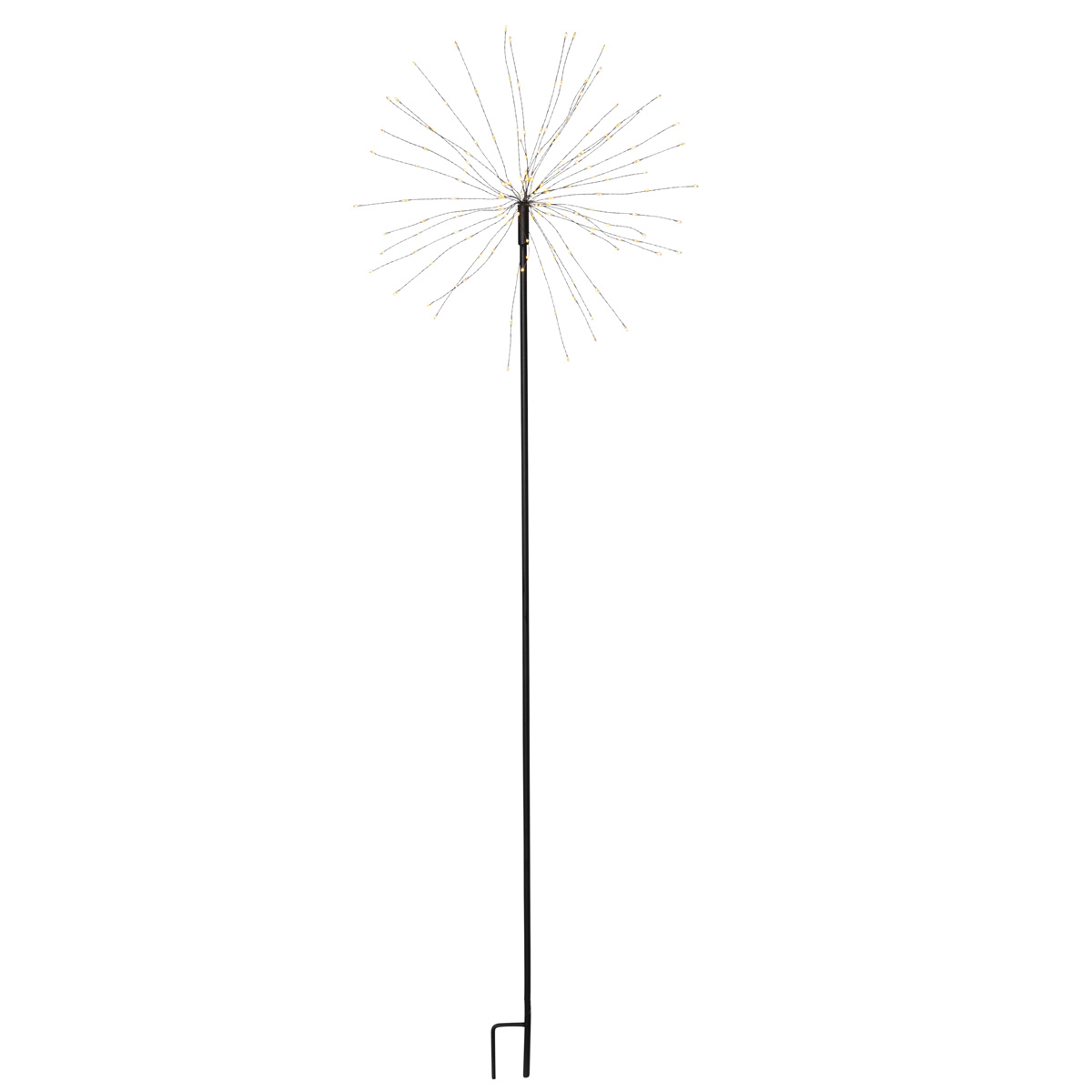 LED Dekostab "Firework" - H: 110cm - 160 kleine warmweiße LED - inkl. Trafo - outdoor - schwarz LED Dekostab "Firework" - H: 110cm - 160 kleine warmweiße LED - inkl. Trafo - outdoor - schwarz