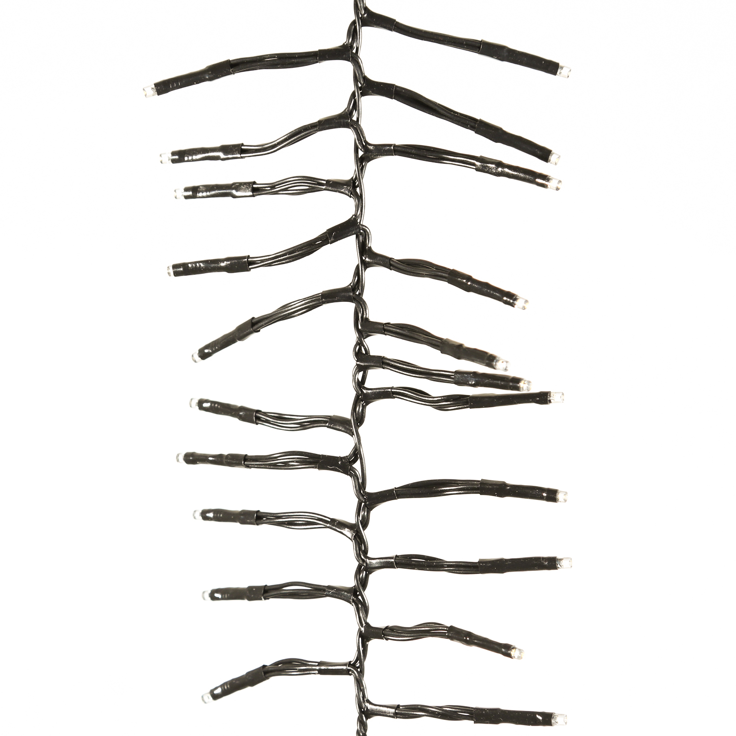 LED Büschellichterkette - Cluster - Blinkfunktion - 1512 warmweiße LED - L: 13,5m - Timer - schwarz LED Büschellichterkette - Cluster - Blinkfunktion - 1512 warmweiße LED - L: 13,5m - Timer - schwarz