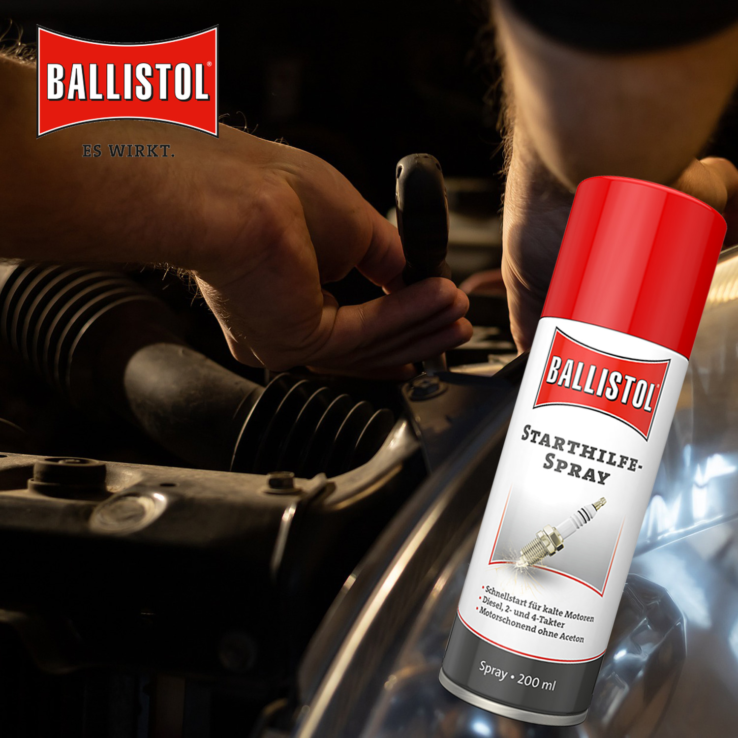 Starthilfe-Spray - für kalte Motoren - 200ml Spray Starthilfe-Spray - für kalte Motoren - 200ml Spray