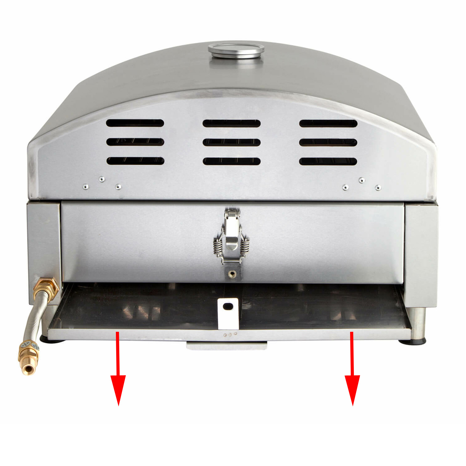 Pizzaofen Gas KULT - umbaubar als Grill - 3,8kW - Volledelstahl