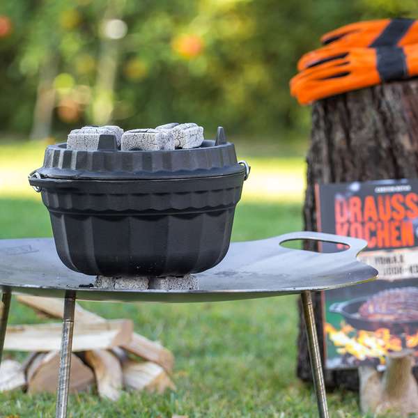 Petromax Dutch Oven Gugelhupfform mit Tortendeckel