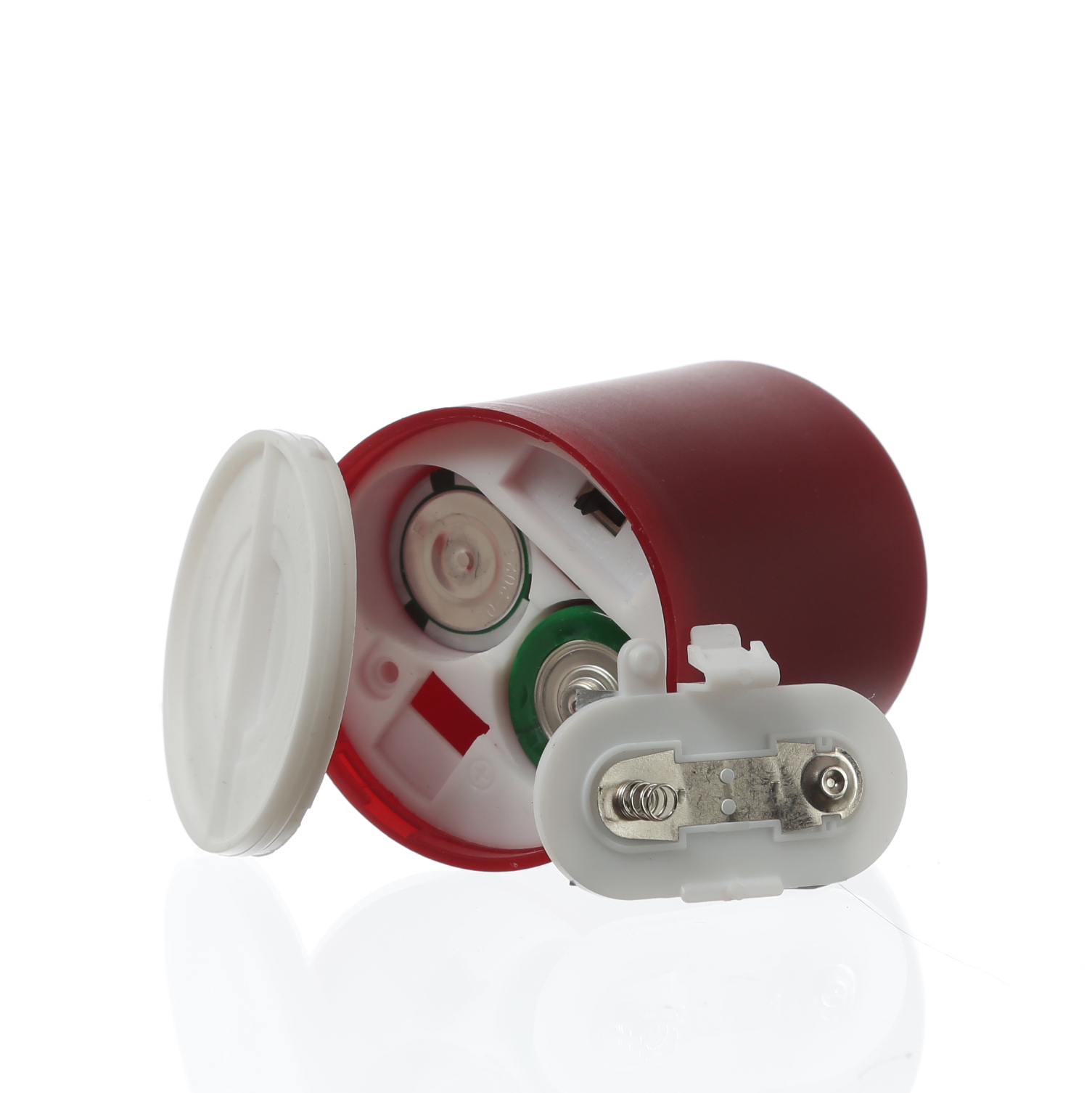 LED Mini Kerzen/Grabkerzen - H: 10cm/D: 6,1cm - Timer/Sensor - für Innen/Außen - bis 1200h - 2er Set