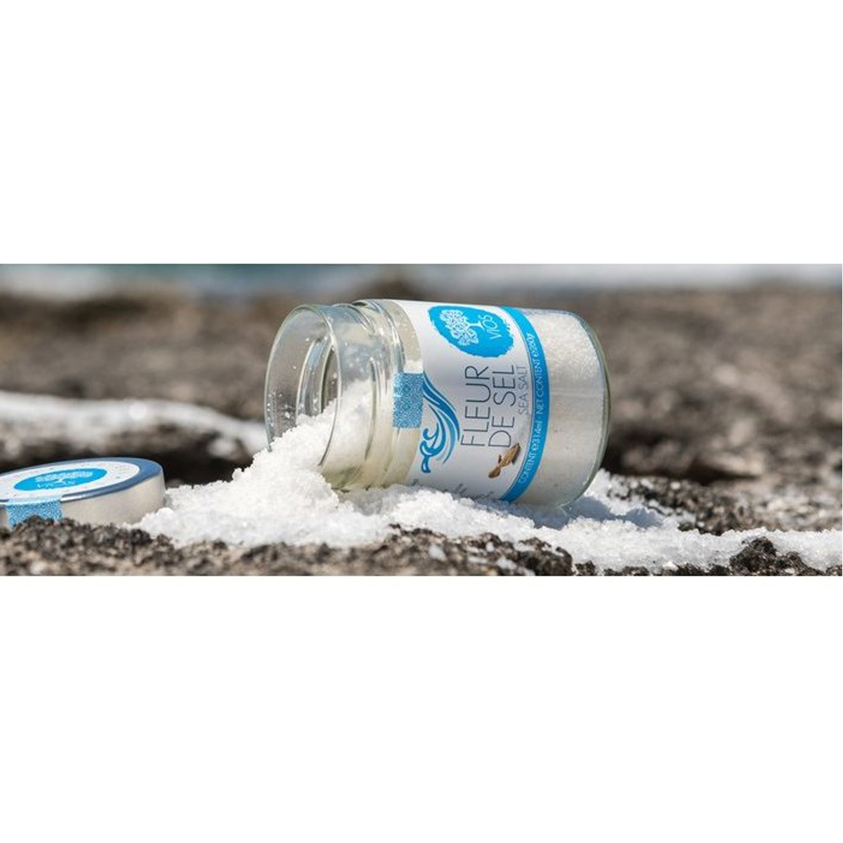 Fleur De Sel - Flockensalz aus Meersalz - Fingersalz - 260g im Glas