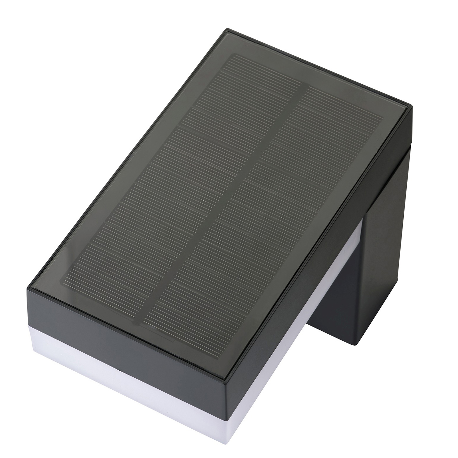LED Solar Wandleuchte mit Bewegungssensor - 3 Modi - Premium-Solarfeld - Aluminium